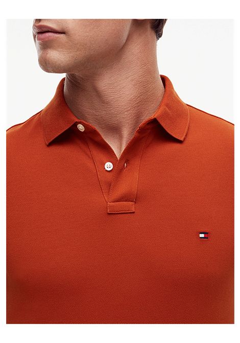 Tommy Hilfiger 1985 Regular Fit Polo Shirt Rusty Ochre Men TOMMY HILFIGER | Polo Shirts | MW0MW17770-S0F